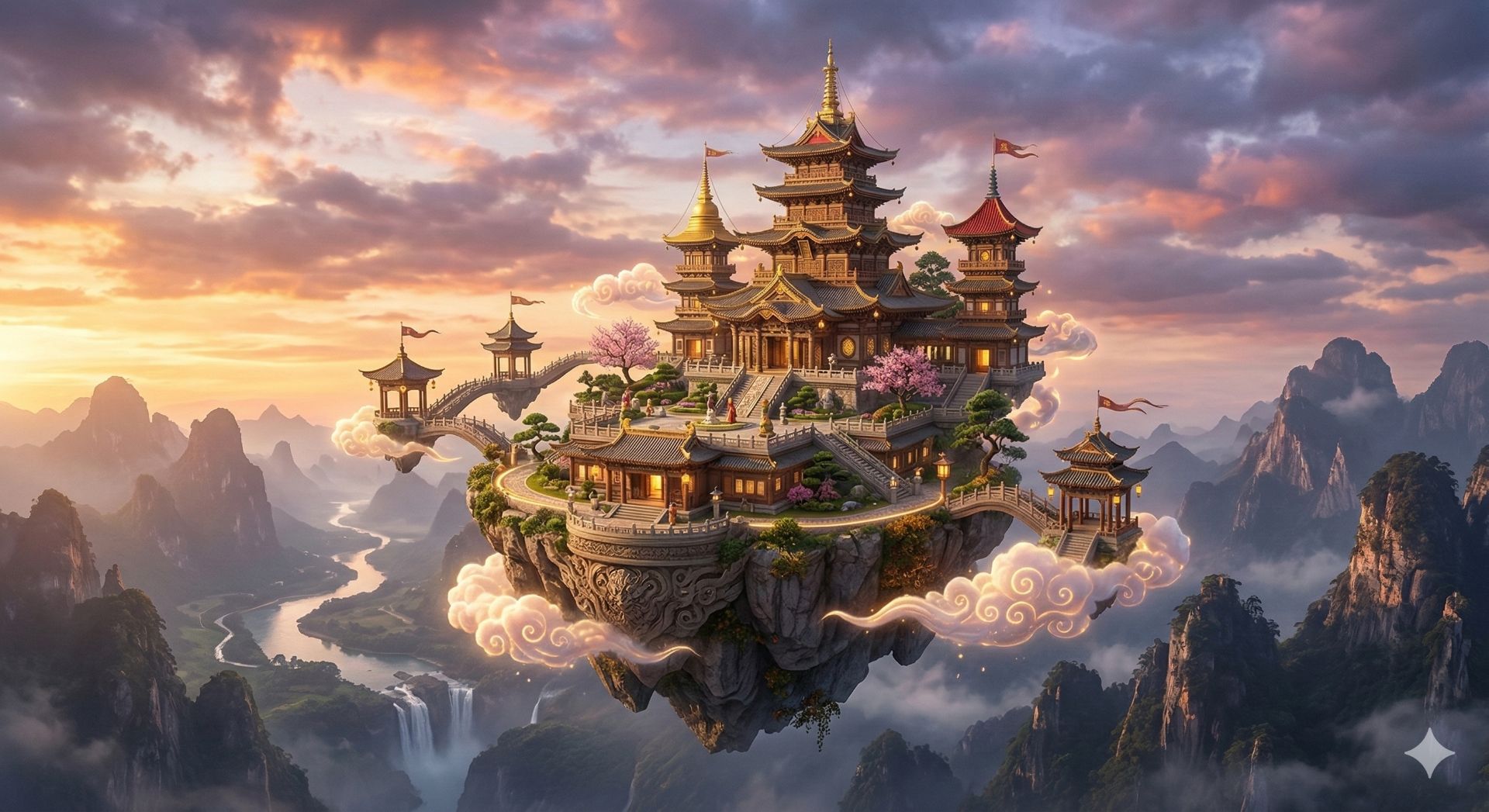 Floating Japanese Shrine